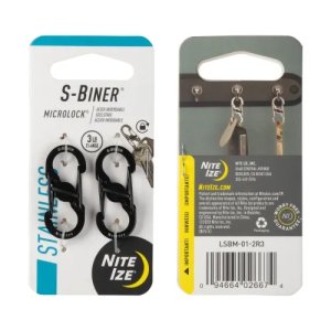 Nite-Ize S-Biner Stainless Steel MicroLock Locking Carabiner