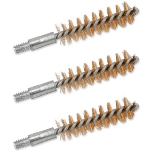 Bore Tech Bronze Pistol Brush 3 Pack - .357, .38, 9MM