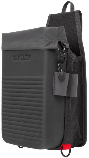 Allen COMPETITOR DOUBLE SHELL BAG GRY 8334 - Durable Molded EVA - Holds 2 Boxes of 12 Gauge Shells - Removable Hull Bag - Elastic Loops for Choke Tube Storage - Adjustable Belt - Accessory Storage