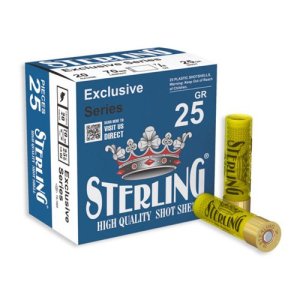 Sterling Exclusive 20 Gauge 2.75" #8 Shot 7/8 oz 25 Round Box