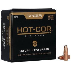 Speer 2041 30 Caliber 170GR Soft Point Flat Nose Bullets 100/Box