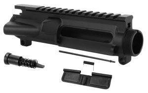 TacFire UP01C AR-15 Stripped Upper Receiver 7075-T6 Aluminum Black