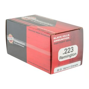 223 Remington 36gr Varmint Grenade Ammo - New Rifle 223 Remington 36gr Varmint Grenade Hp 50/Box