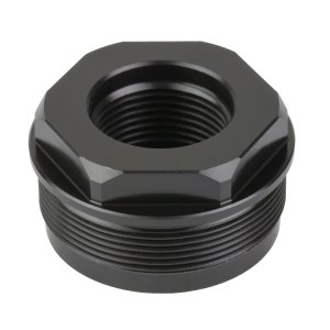 OSS RAD Direct Thread Adapter, 17-4 Stainless Steel, Black Nitride Finish
