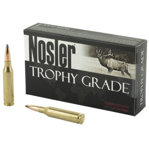 Nosler Trophy Grade 260 Remington 125gr PT SP 20-Round Rifle Ammo - High-Performance, Brass Cased, Centerfire, USA Origin