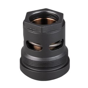 SilencerCo 3-Lug Mount for Silencer Co Octane, Omega K, and Hybrid - Stainless Steel, Black Oxide Finish