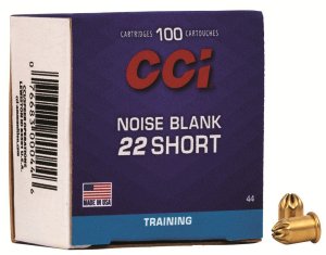 CCI 0044 Noise Blanks Training 22 Short 100 Per Box/ 50 Cs