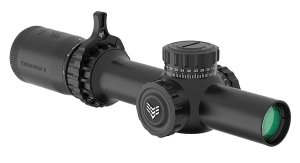 Swampfox THK14241-GB Tomahawk II 1-4x24mm SFP Illuminated Rifle Scope