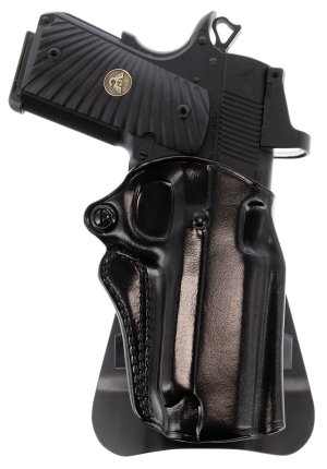 Galco SM2212RB Speed Master 2.0 Black Leather Paddle Holster 1911 5" RH