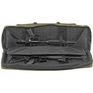 Bulldog BDT6043G Tactical Double Rifle Case 43 In Green Nylon
