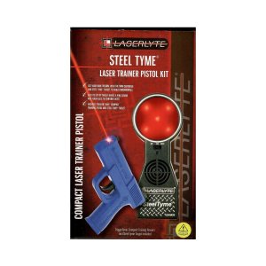 LaserLyte 1215346 Blue Laser Pistol Target Trainer Kit Red/Black