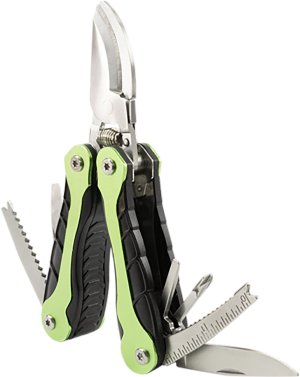 AccuSharp 084C Gardener's Multi-Tool, Folding Blade, Pruners, Saw, Screwdrivers, Fish Scaler, Knife, Ruler, Nail File