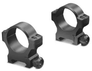 Leupold BackCountry 1" Low 7075 T6 Aluminum Cross-Slot Ring Matte Black