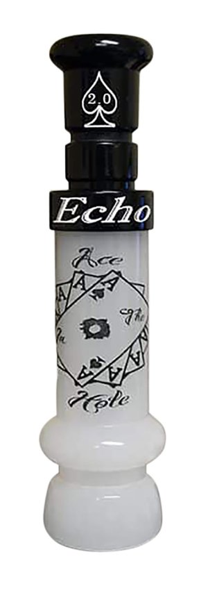 Echo Calls 90023 Ace in The Hole Single Reed Duck Call Black/Pearl