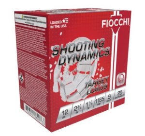 Fiocchi 12SD18L9 Shooting Dynamics Target 12Gauge 2.75" 1 1-8oz 9Shot 25...