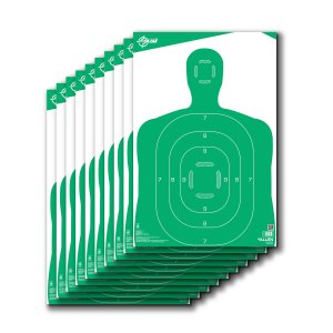 Allen EZ Aim Non-Adhesive Silhouette Target 12x18 Green 10 Pack