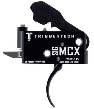 TriggerTech ARCTBB25NNF Two-Stage Flat Trigger 2.5-5 lbs Black PVD