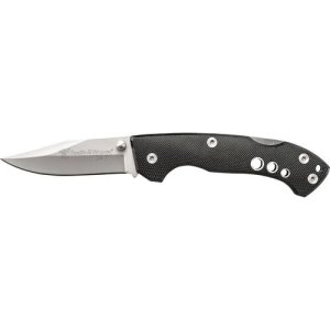 Smith & Wesson 24/7 Knife Aluminum Handle SST Blade 4.4" Closed-7.4 Open