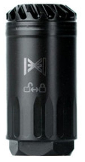 HUXWRX BLASPHEMY 7.62 5/8x24 Thread Muzzle Flash Hider Black