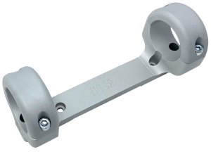 DNZ Products 11083 Game Reaper 1" Medium Silver Scope Mount for Ruger 10/22