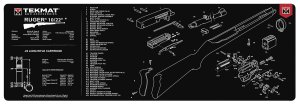 TekMat TEKR361022 Ruger 10/22 Cleaning Mat 12"x36" Rubber