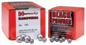 Hornady Lead Round Ball .45 Caliber .445 Diameter 100 Count