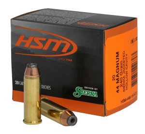 HSM 44M18N20 Pro Pistol .44 Rem Mag 240gr JHP 20 Rounds