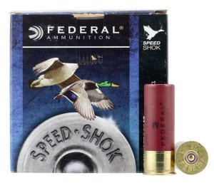 Federal Premium Speed-Shok 12 Gauge 2.75" 1-1/8 oz #3 Steel Shot 25 Rds