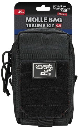 Adventure Medical Kits 20640301 MOLLE Trauma Kit 0.5 Black 7"x4"x2.5"