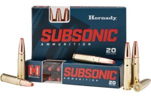 Hornady 80877 Subsonic Rifle 300Blackout 190gr Sub X 20 Per Box/10 Case