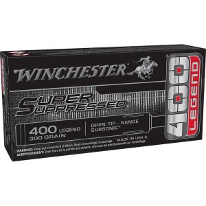 Winchester Super Suppressed 400 Legend 300Gr 20rd Open Tip