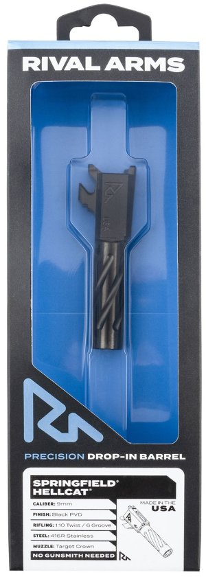 Rival Arms RA-RA20H101A Precision V1 Black PVD Spiral Fluted Stainless S...