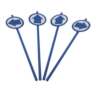 BowTree 96021 Path Direction Stake Kit 10-Pack 20In Steel Rods