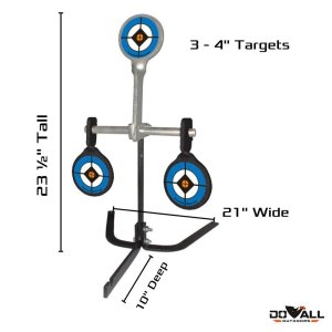 Do-All 10601 Steel Target Reactive Handgun .38-.44 Auto Reset