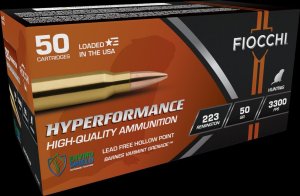 Fiocchi HYPR 223Rem 50Gr HP 20/200 223VG20
