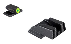 AmeriGlo Protector Sight Set Fits S&W Bodyguard 2.0 LumiGreen with Tritium