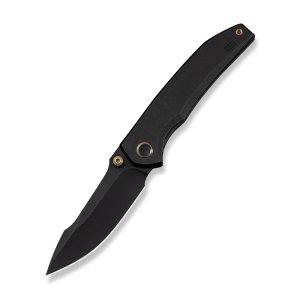 We Knife Ryson 3.33In M390 Black Stonewashed Blade Titanium Handle