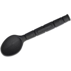 Ka-Bar Krunch Spoon/Straw 7.25 In Black Creamid Polymer
