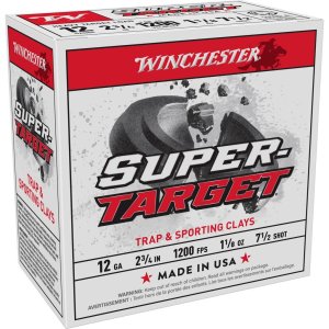 Winchester TRGT12M7 12 Gauge 2.75 In 1-1/8 oz 7.5 Shot 25 Rounds