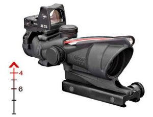 Trijicon ACOG 4x32mm Dual Illuminated Red Chevron .223 BDC RMR Type 2
