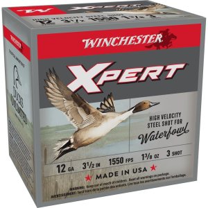 Winchester Ammo WEX12L3 Super X Xpert High Velocity 12 Gauge 3.50" 1 3/8 oz 1550 fps 3 Shot 25 Bx/10 Cs