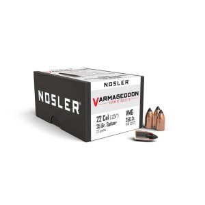 Nosler Varmageddon 224 Caliber 35 Grains Tipped Bullets 250 Per Box
