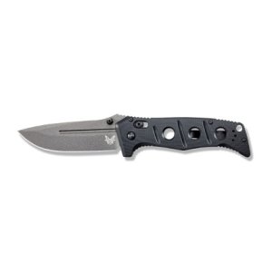 Benchmade 275GY-1 Adamas 3.82" Black Scales Axis Lock Knife