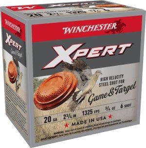 Winchester WE20GT6 20 Gauge 2.75 in 3/4 oz 6 Shot 1325 fps 25 Rounds
