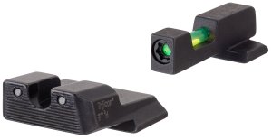 Trijicon 601110 DI Night Sights: Dual-Illuminated, U-Notch, Green Tritium, Smith & Wesson M&P Shield .40 .45 & 9mm