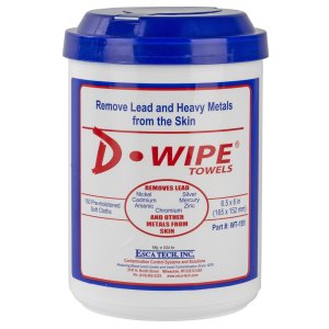 Esca Tech WT-150 D-Lead Wipes, 150 Count, 8/Pack, Pop-Up Canister