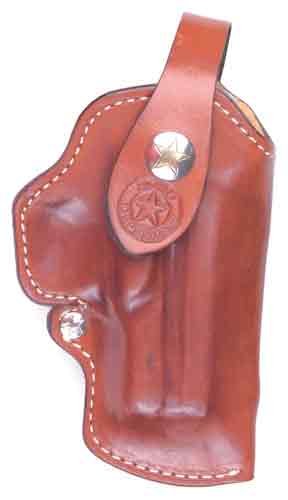 Bond Arms BAH-RT-425-TN-R-BT Leather Belt Holster RH Tan Snake Slayer IV