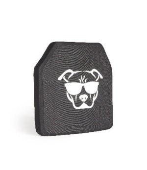 Guard Dog UHMWPE-III-PLATE Level 3 10x12 Ceramic Plate 2.9 lbs Black