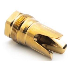 Method Dynamics 610100-H Flash Drive 3-Prong Flash Hider, 1/2x28, .375 Bore, Heat Treat, Plan-B Compatible
