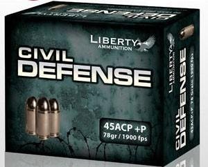 Liberty Ammunition LA-CD-45-013 45ACP +P 78gr HP 20 Rounds Copper Finish